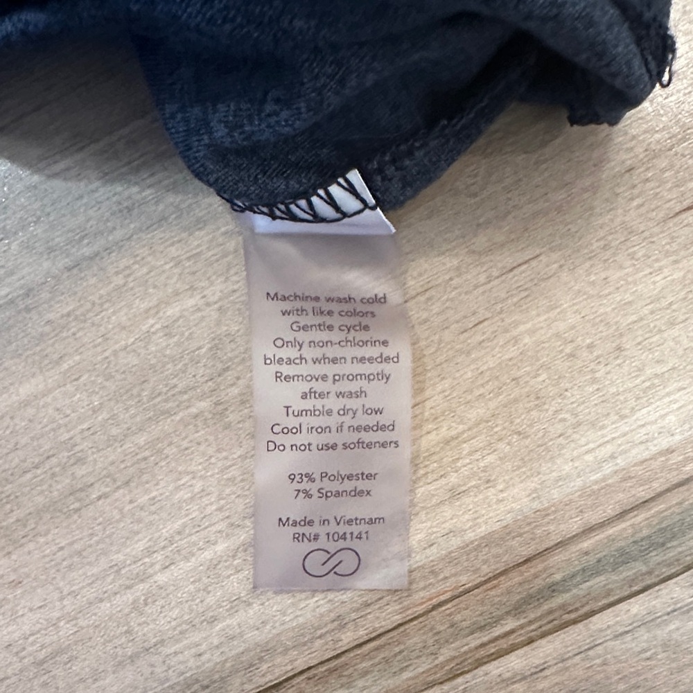 CALIA Dark Charcoal Gray Long Sleeve Top - Picture 4 of 7